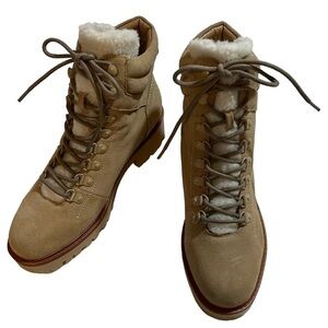 Marc Fisher Mallie Lace-up Hiking Boots. Size 7.5